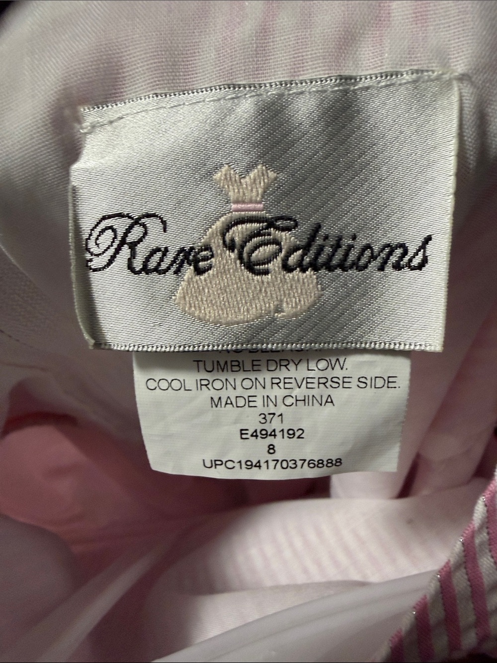 Rare Editions Light Pink Girls formal dress